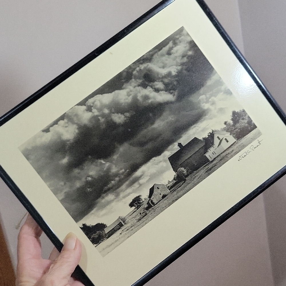 Black and White Framed Art Print